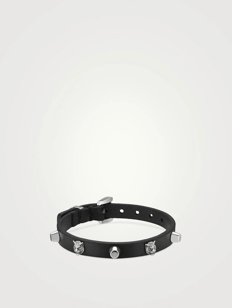 Leather Bracelet With Studs