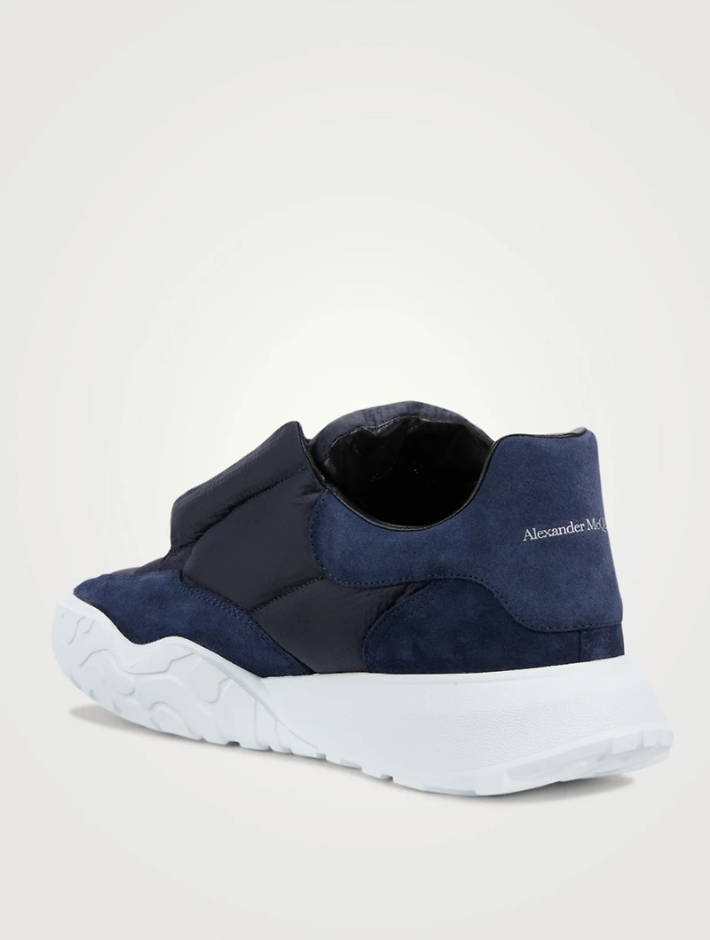 Puffy Nylon Court Sneakers