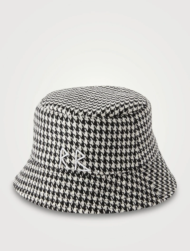 Houndstooth Bucket Hat