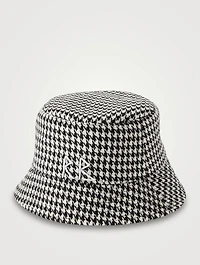 Houndstooth Bucket Hat