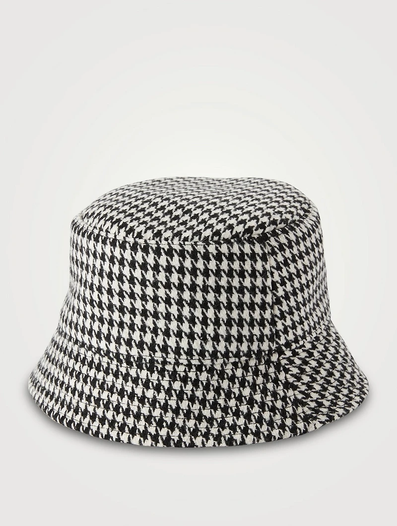 Houndstooth Bucket Hat