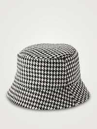 Houndstooth Bucket Hat
