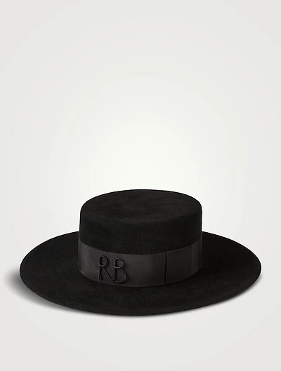 Felt Canotier Hat