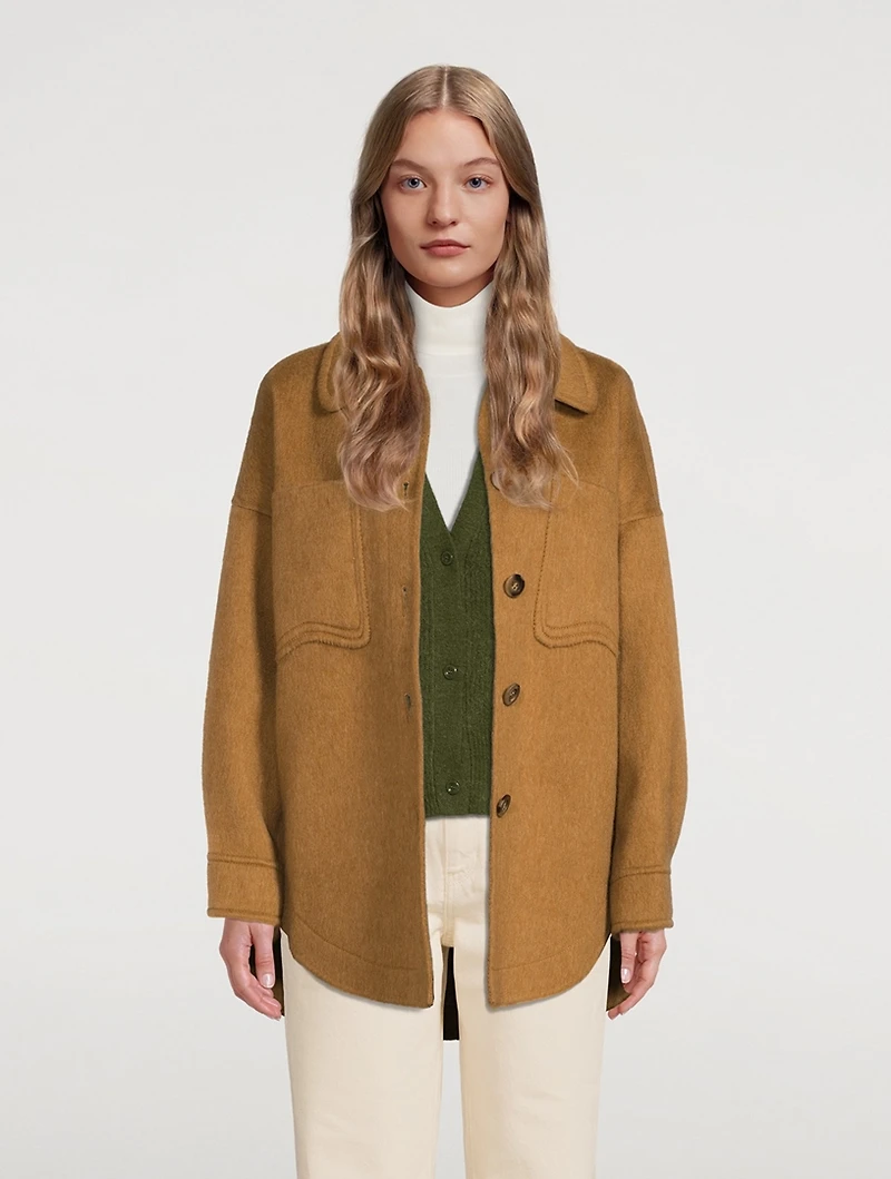 Bobby Wool And Alpaca Shirt Jacket