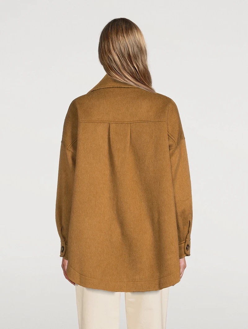 Bobby Wool And Alpaca Shirt Jacket