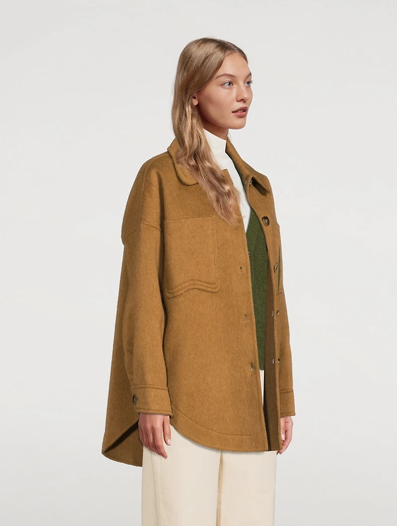 Bobby Wool And Alpaca Shirt Jacket