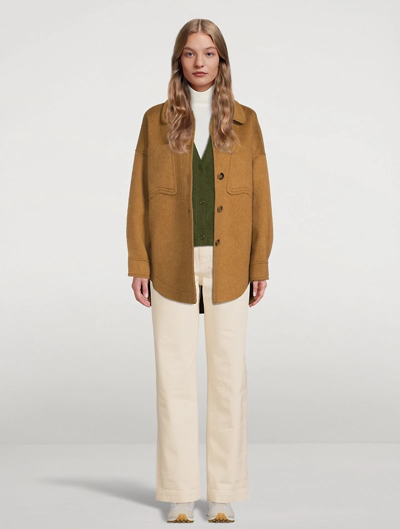Bobby Wool And Alpaca Shirt Jacket