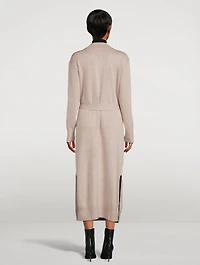 Joey Merino Wool Belted Midi Dress