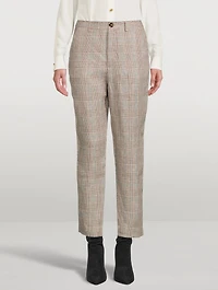 Axel Linen Cigarette Pants