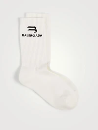 Glow The Dark Logo Socks