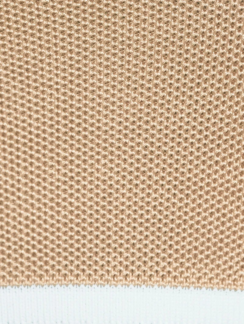 Goldtone-Button Sleeveless Crop Top