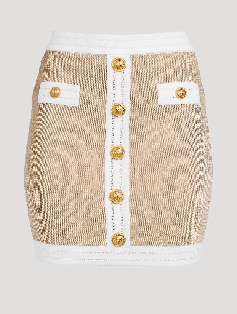 High-Waisted Mini Skirt