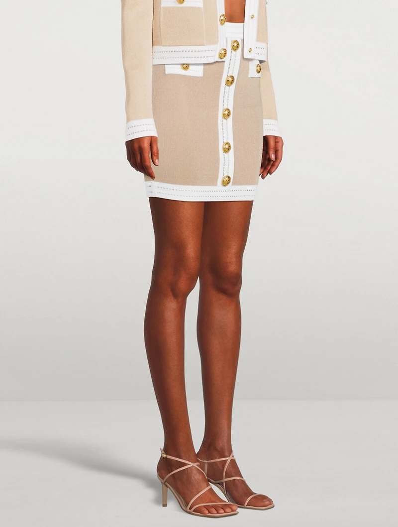 High-Waisted Mini Skirt