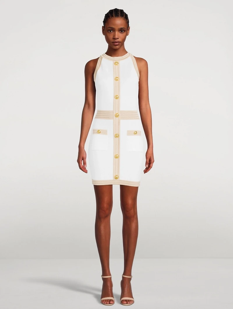 Sleeveless Fitted Mini Dress