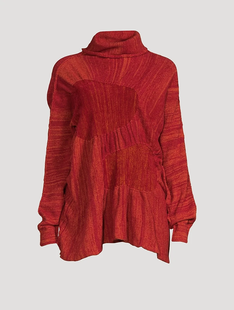 Clay Knit Turtleneck Top