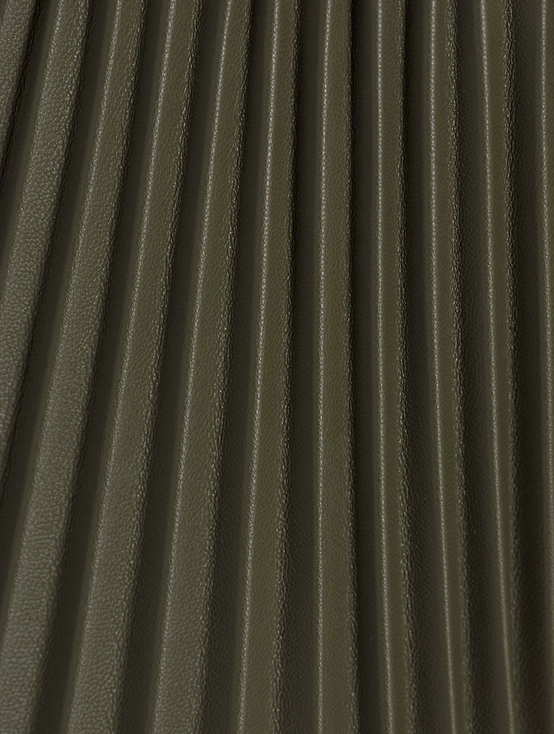 Sunburst Pleated Midi Skirt