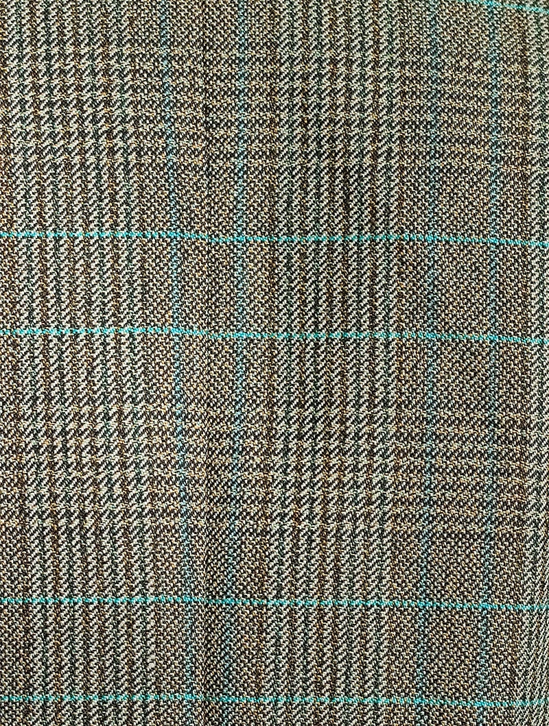 Slit Blazer Check Print