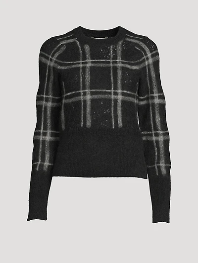 Knit Lace Jacquard Sweater