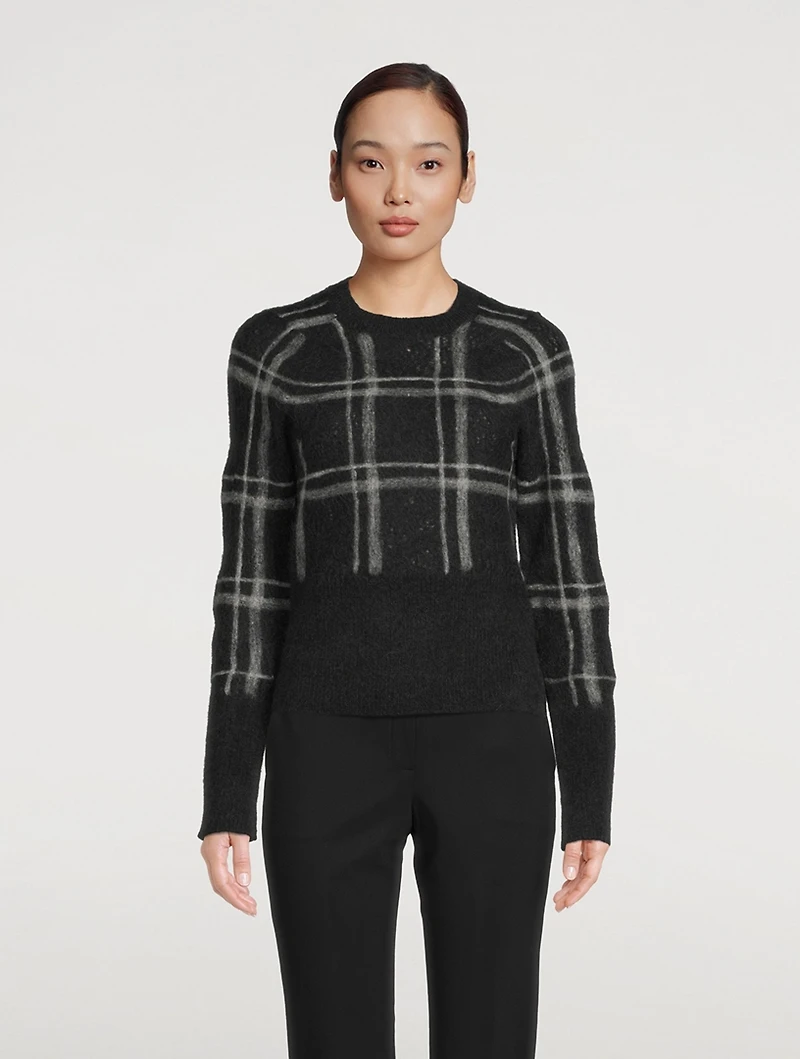 Knit Lace Jacquard Sweater
