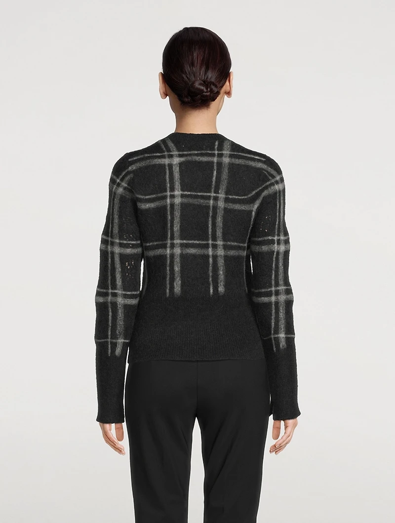 Knit Lace Jacquard Sweater