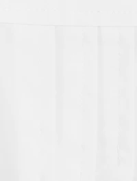 Cotton Poplin Tie-Front Shirt