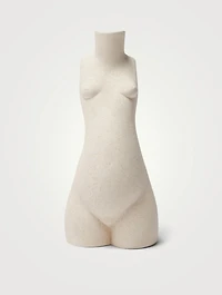 Short Tit For Tat Ceramic Candlestick