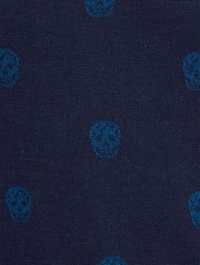 Wool Skull Jacquard Sweater