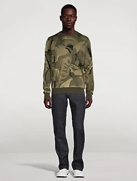 Skull Camouflage Jacquard Sweater