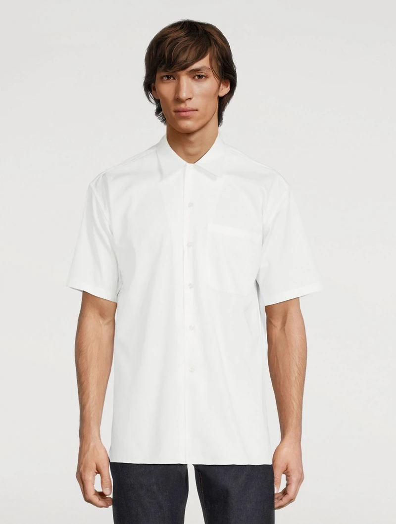 Short-Sleeve Shirt With Skull Back