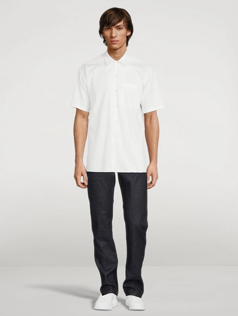 Short-Sleeve Shirt With Skull Back