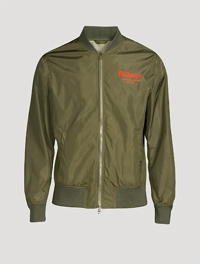 Graffiti Logo Bomber Jacket