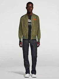 Graffiti Logo Bomber Jacket