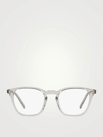 Frère NY Square Optical Glasses With Blue Block Lenses
