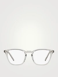 Frère NY Square Optical Glasses With Blue Block Lenses