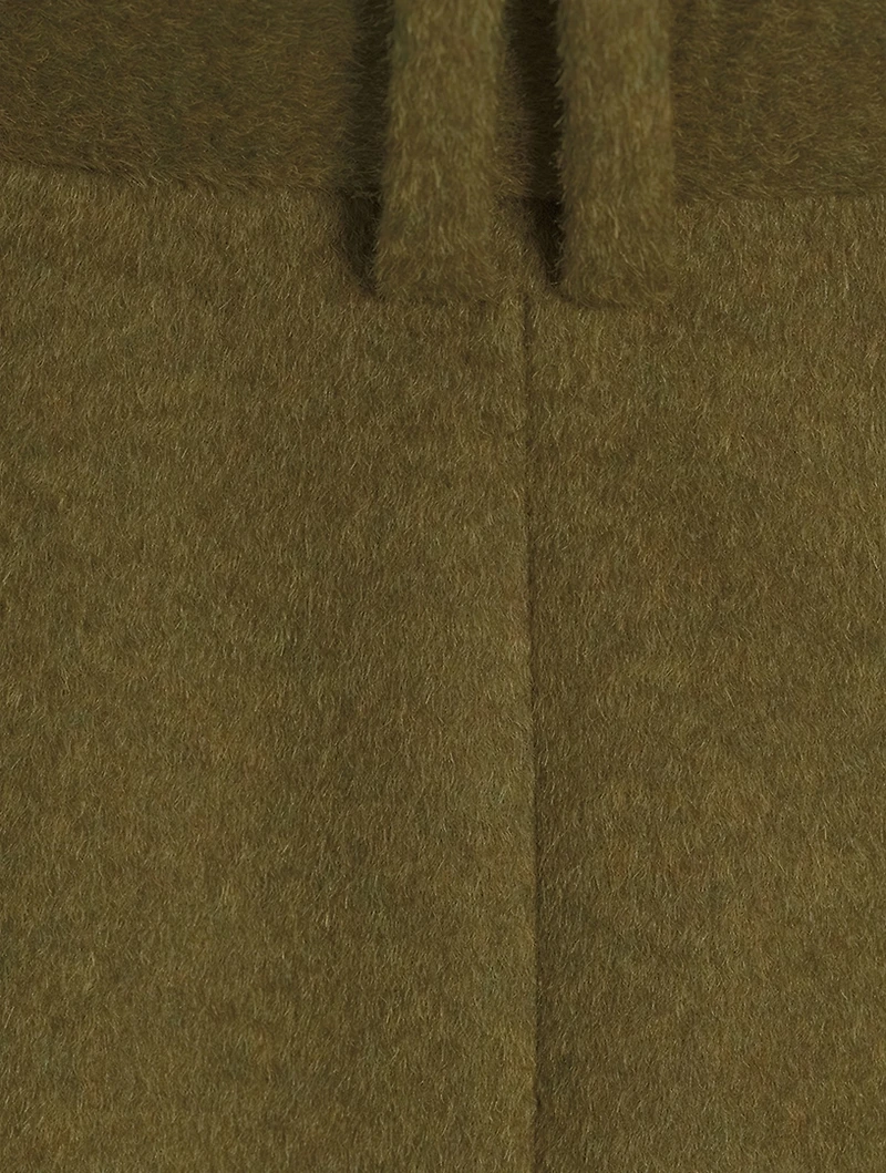 Luun Virgin Wool And Alpaca Midi Skirt