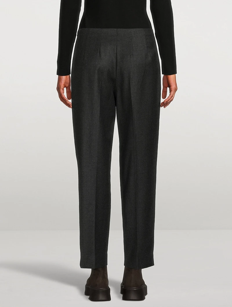 Tezza Virgin Wool Flannel Trousers
