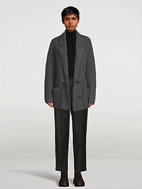 Tezza Virgin Wool Flannel Trousers