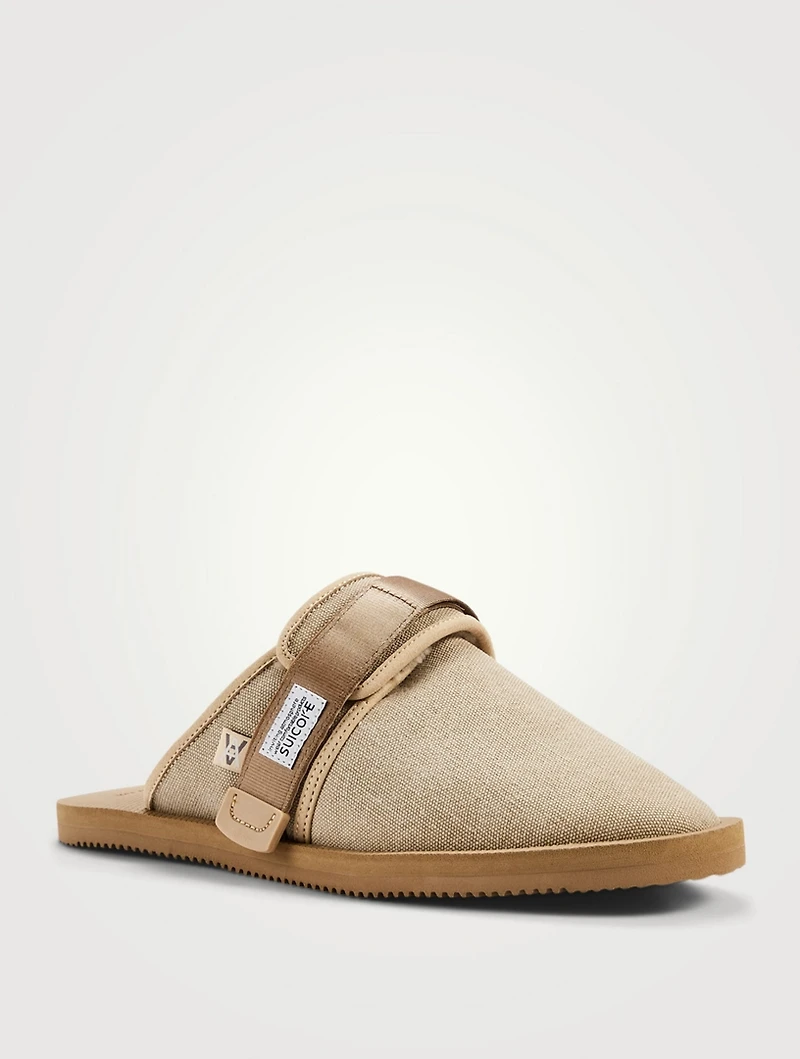 Daniel Ashram x SUICOKE Zavo Canvas Flat Mules