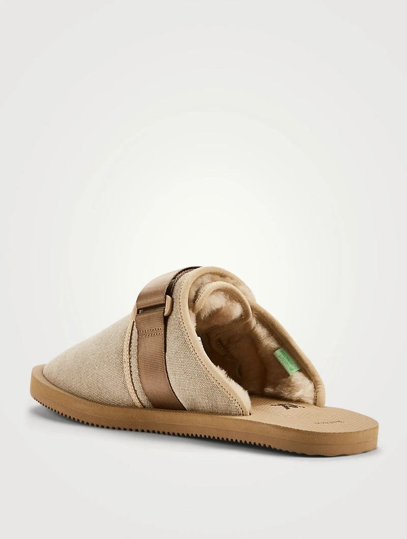 Daniel Ashram x SUICOKE Zavo Canvas Flat Mules