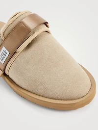 Daniel Ashram x SUICOKE Zavo Canvas Flat Mules