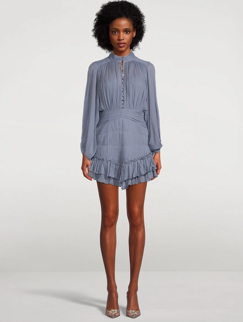 Kayla Ruched Mini Dress