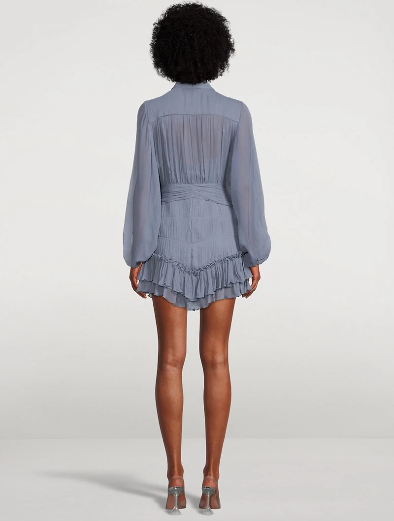 Kayla Ruched Mini Dress