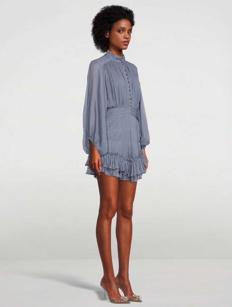 Kayla Ruched Mini Dress