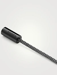 7g Polished Ceramic Cable Bracelet