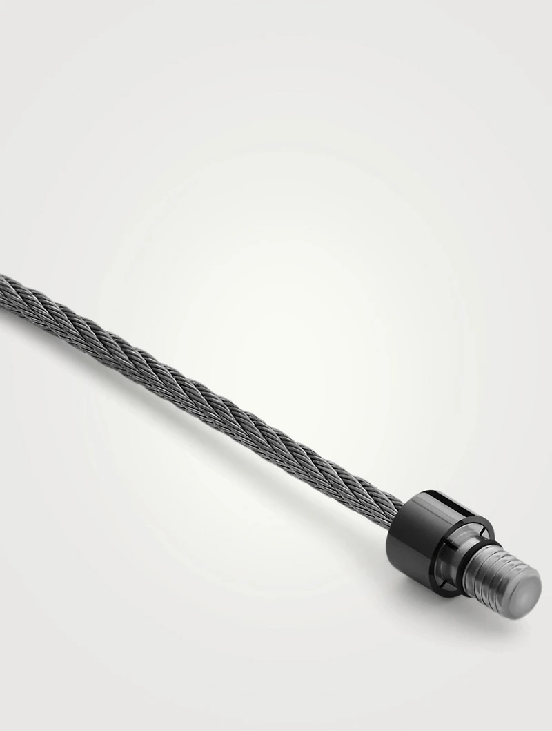 7g Polished Ceramic Cable Bracelet