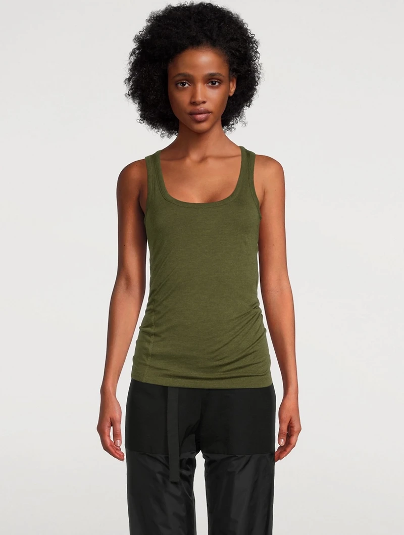 Modal Jersey Twist Racerback Tank Top