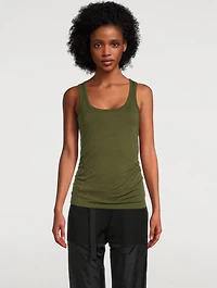Modal Jersey Twist Racerback Tank Top