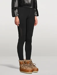 Chloé x Moon Boot Knit And Leather Boots