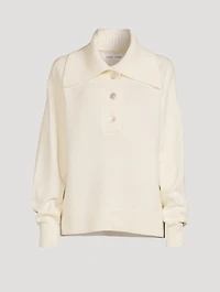 Hailey Cotton And Wool Polo Sweater
