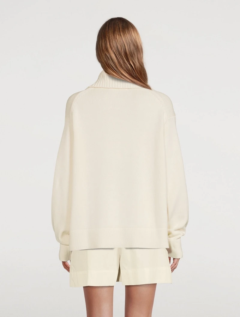 Hailey Cotton And Wool Polo Sweater
